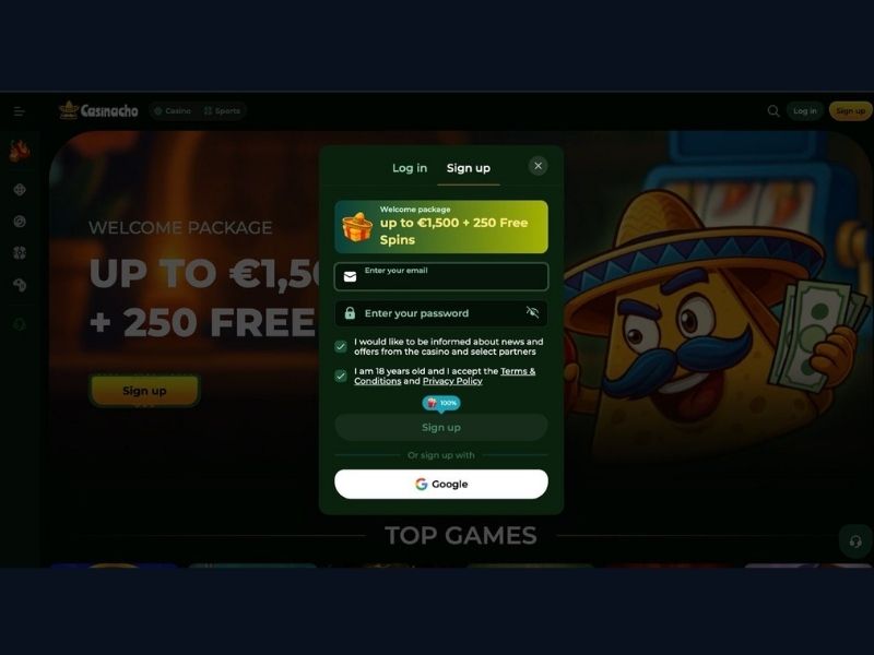 Payment methods at Casinacho Casino Nacho Casino for Canada — full comparison