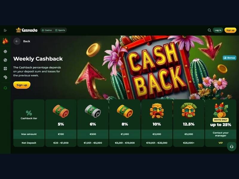 Withdrawal strategy and balance management at Casinacho Casino Nacho Casino for Canada
